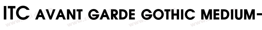 ITC avant garde gothic medium字体转换